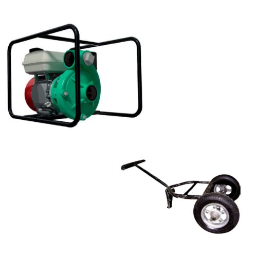 MOTOBOMBA AUTOCEBANTE BARNES  6.5 HP C/ACCESORIOS Y CARRO