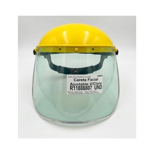CARETA DE SEGURIDAD ABS 15 1/2» X 7»